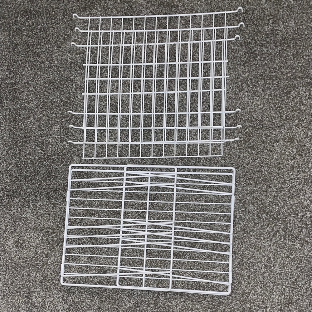 White Wire Storage Rack - Picture 3 of 3